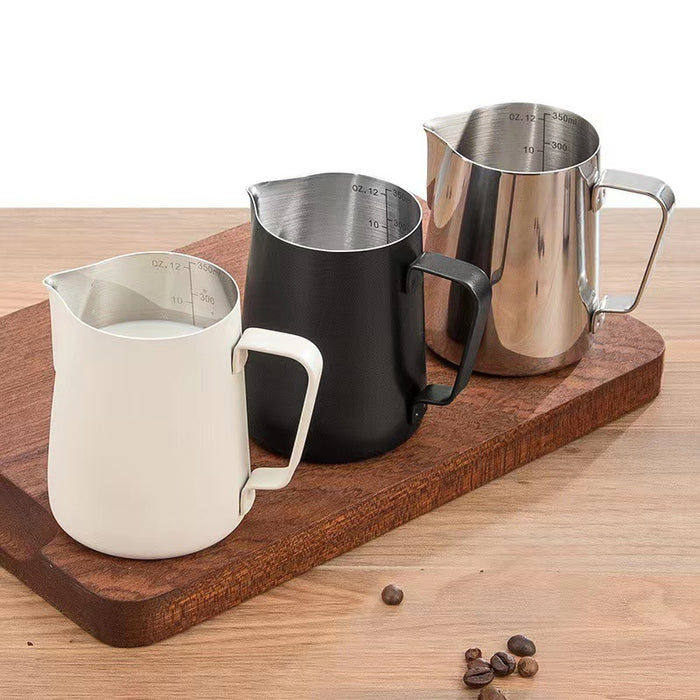 Jarra metálica para leche y latte art